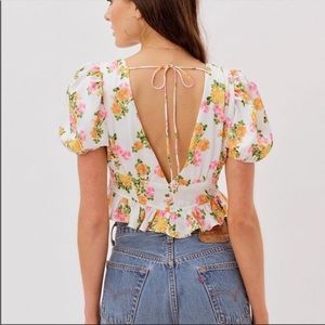 For love and lemons emma blouse XS